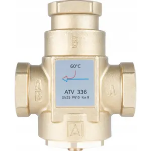 Thermostatic valve Afriso ATV 336 DN25 Rp1 kvs 9 60°C (S)