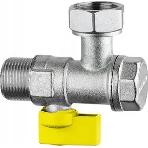 Angle gas shut-off valve Samee S0003N04 DN 15 with built-in filter