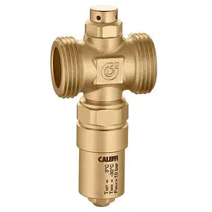 Safety anti-freeze valve CALEFFI model 108601, brass, 1" (S)