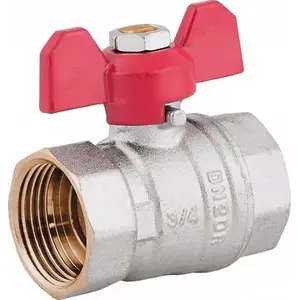 Шаровой кран Perfexim WW DN25 с бабочкой 1041 G1 PN16 C DN25