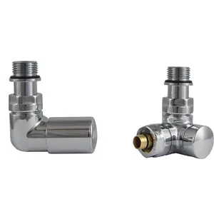 Thermostatic Radiator Valve Set Varioterm VISION Regulacyjny chrom Right-side for PEX