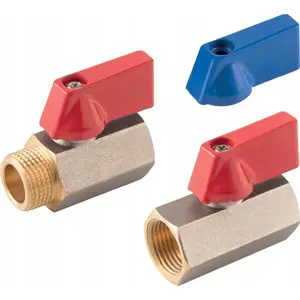 Угловой запорный клапан FERRO KUREK KUL.MINI GW/W 1/2" для водоснабжения, KRN2
