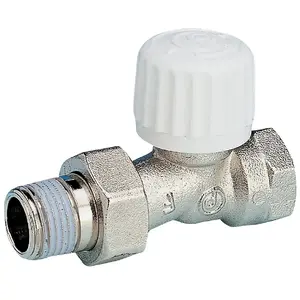 Thermostatic radiator valve Honeywell V2020DVS15, straight, with cartridge, 1/2"