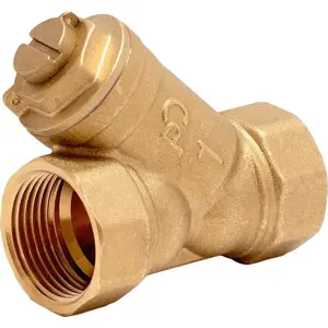 Perfexim angled filter PHA-060M G1 WW PN25 DN25 CuZn with magnetic insert