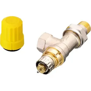 Termostatiskais radiatoru vārsts DANFOSS RA-UR 3/8" Ovl 013G3297 (leņķa/saiknes izpildījums)