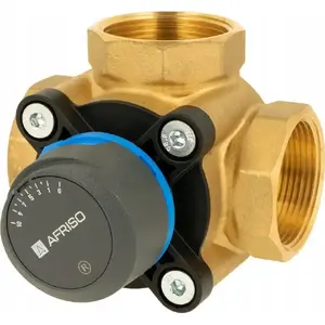 Three-way rotary mixing valve Afriso ARV 386 Vario ProClick DN40 Rp1 1/2" Kvs 14–36