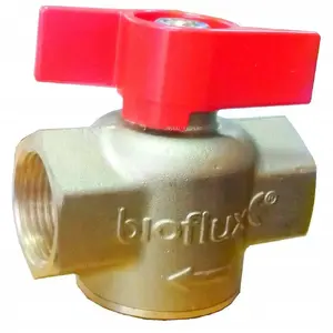 Шаровый кран Concept Solution BIOFLUX 3/4" с встроенным фильтром и рукояткой-бабочкой