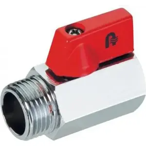 Шаровый кран kfa² 703-210-15 1/2" с накидной и ввертной резьбой для сантехники