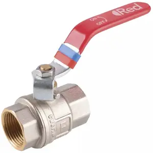 Кран шаровой с нарезными соединениями и рычагом FERRO F-Power Pro R023407009