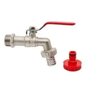 Кран шаровой Valvex 1/2" модель 1592200, резьбовой запорный кран для воды