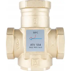 Temperature control valve Afriso ATV 554 DN32 Rp1 1/4" kvs 9 50°C