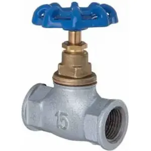Unimet globe valve cast iron 3/4" model H/ZA-01-020
