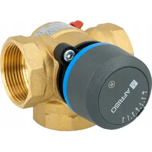 Three-way rotary mixing valve Afriso ARV 385 Vario ProClick DN32 Rp1 1/4" Kvs 7.5–19