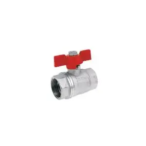 Шаровой кран для воды RED R023405002 3/4" с дросселем и бабочковым уплотнителем