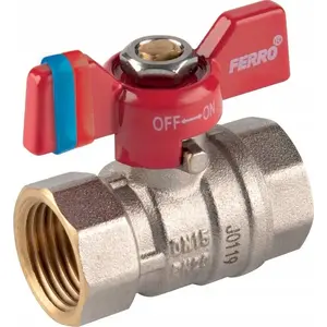 Angle Radiator Valve FERRO KUREK KUL.MOT.DN15 1/2" GW/W F-COMFORT (MPN KFCM1)
