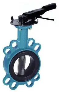 Vārsts starpflanču Socla Xylia 2 DN80, rokas svira, EPDM oderējums, disks un korpuss GGG40 ar epoksīda pārklājumu, Pnom 1,6 MPa, Tmax 120°C