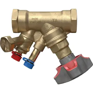 IMI TA balancing valve DN25 with 3/4" drain, model 52851625
