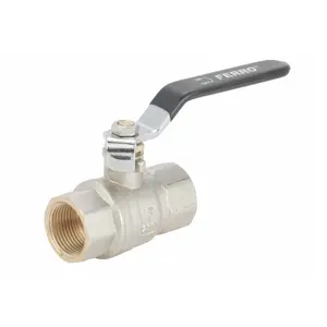 Ball valve for water FERRO KPH1 PN 40 1/2 with handle