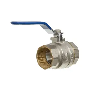 Кран шаровый INVENA ZK-61-015 1/2" тяжёлый PROV с стальной рукояткой, внутренняя резьба/внутренняя резьба