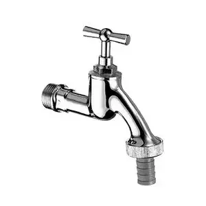 Угловой запорный кран SCHELL 1/2" с маховиком-бабочкой, хром (модель 034050699)