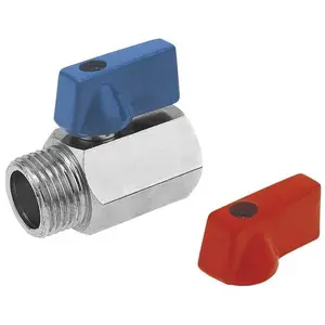 Шаровой кран FERRO KR2 1/2" водяной, резьбовое соединение «гайка-гайка»