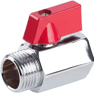 Шаровой кран Perfexim мини модель 01-302-0150-001, компактный запорный клапан