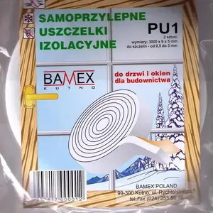 Изоляционная самоклеящаяся губчатая уплотнительная лента Bamex PU-1 (I281)