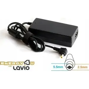 Блок питания для ноутбука Energy4U PA116, 90 Вт, 20 В, 4.5 A, разъём 2.5 мм