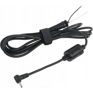 Power cable Rebel Comp angled plug 2.5/0.6 (19V/2.1A) mains cable with lead for installation