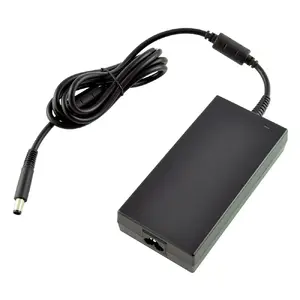 Сетевой адаптер питания для ноутбука Dell EU 180W, для помещений, вход 100–240В, чёрный, кабель 2 м