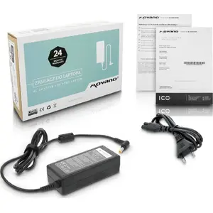 Portatīvā datora barošanas adapteris Movano 65 W, 19 V, 3.42 A, 2.5 mm spraudnis (ZZ/LIT19342)
