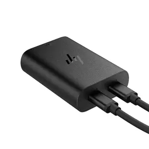 Klēpjdatora lādētājs HP 65W GaN USB‑C, iekštelpu barošanas bloks, 65 W jauda, melns