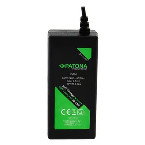 Laptop charger PATONA 2560 — AC indoor, 100–240V input, 3.42A output, black