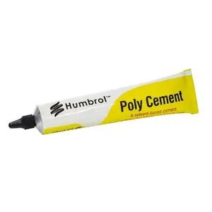 Līme Humbrol Poly Cement plastikam tūbiņā 24 ml — skāba žūšana pieskaroties 0.33 h