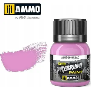 Krāsa Vallejo Ammo DIO Drybrush Lilac – sausā drybrush krāsa akcentiem un novecošanai