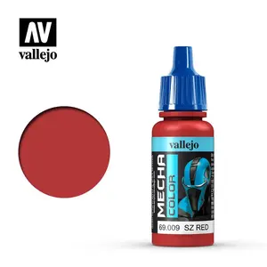 Akrila krāsa VALLEJO 69.009 — sarkanā, šķidrā, 17 ml