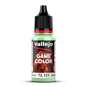 Akrila krāsa VALLEJO 72.121 — zaļa, 18 ml šķidrā modeļu krāsa