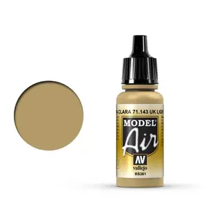 Akrila krāsa VALLEJO 71.143 Brūna 17 ml — šķidra mākslas/modelēšanas krāsa