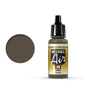 Akrila krāsa VALLEJO 71.043 Zaļa 17 ml — šķidra akrila krāsa modeļiem un rokdarbiem