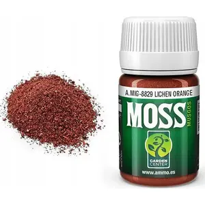 Paint bottle VALLEJO Vallejo Ammo: Moss - Lichen Orange 35 ml (acrylic model paint)