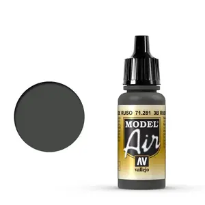 Akriļkrāsa VALLEJO 71.281 zaļa 17 ml — šķidra, bez šķīdinātāja, modeļu krāsa