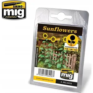 VALLEJO Vallejo Ammo Plants Sunflowers — krāsu komplekts miniatūrām un modeļiem