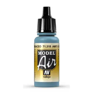Akrila krāsa pudelītē VALLEJO 71.318 Blue AMT-7 Greyish Blue, 17 ml