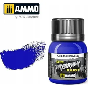 Paint - VALLEJO Vallejo Ammo DIO Drybrush Dark Blue (2018677)