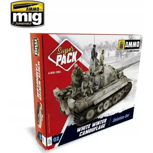 Paint Set VALLEJO Vallejo Ammo Super Pack — White Winter Camouflage Solution Set