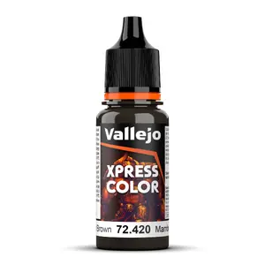 Acrylic paint VALLEJO 72.082 Brown 18 ml liquid