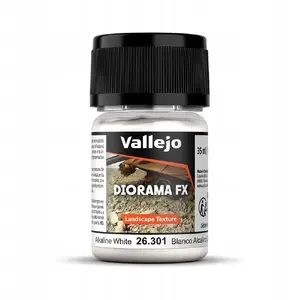 Texture Medium Vallejo Diorama FX Landscape Textures Alkaline White 0.5–1 mm