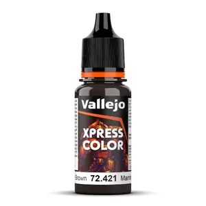 Akrila krāsa VALLEJO 72.421 brūna 18 ml šķidra