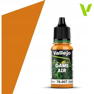 Akrila gaisa pistoles krāsa VALLEJO Game Air Zelta dzeltena 18 ml