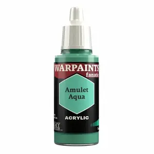 Akrila krāsa Army Painter Warpaints Fanatic Amulet Aqua — zaļa, šķidra, 1 gab.